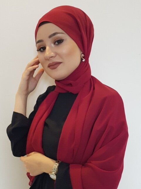 أحمر بوردو | الكود: 13-08 - Hijab