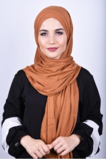 Combed Cotton 3-Striped Shawl Taba - 100285220 - Hijab