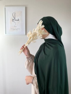 Jersey Premium Vert Forêt - Hijab