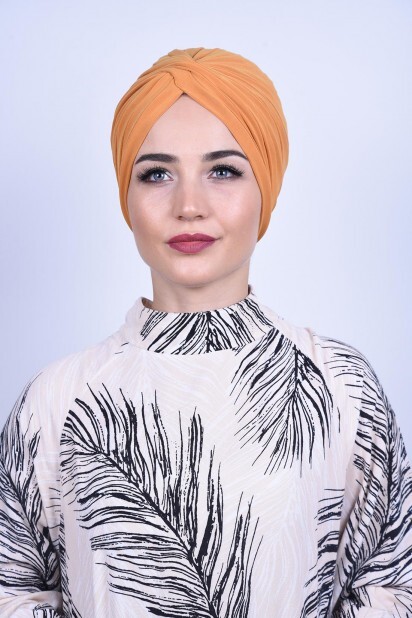 Vera Bonnet Extérieur Jaune Moutarde - Hijab