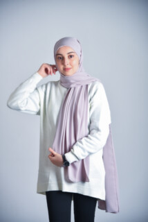 موديل حجاب المدينة - لون رمادي - موديل حجاب المدينة - لون رمادي بارما - Hijab