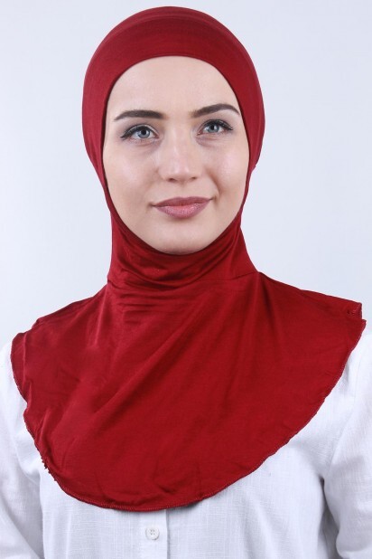 Neck Bone Claret Red - 100293517 - Hijab