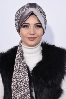 Velvet Scarf Hat Bonnet Mink - 100283112 - Hijab