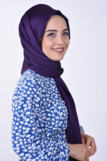 Dubai Silk Waffle Shawl Purple