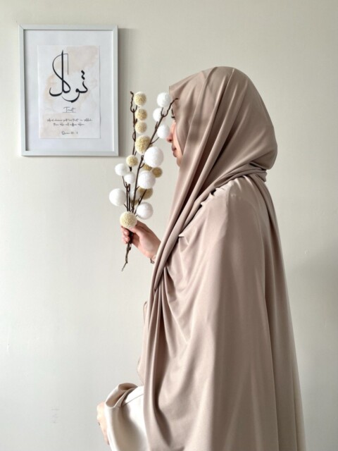 Maxi Jersey Sandy Hijjab®️ Creation - Beige 100357920