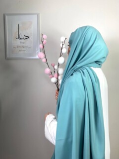 Shawl - Maxi Soie de médine English green - Hijab