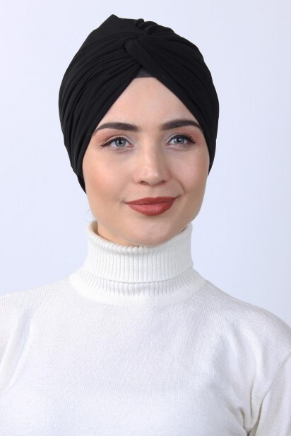 Knot Bonnet Black - 100285322 - Hijab
