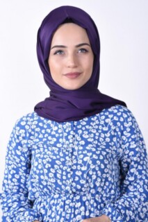 Dubai Silk Waffle Shawl Purple