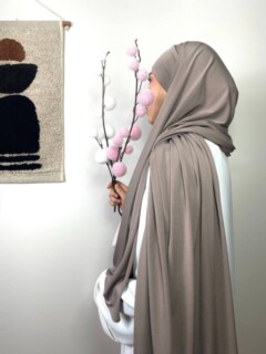 Ready To Wear - Jersey Sandy Premium Brown 100357872 - Hijab
