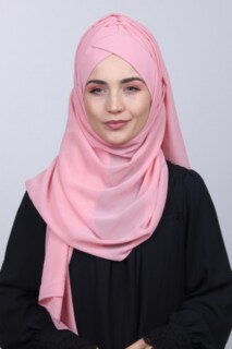 Bonnet Châle Rose Poudré - Hijab