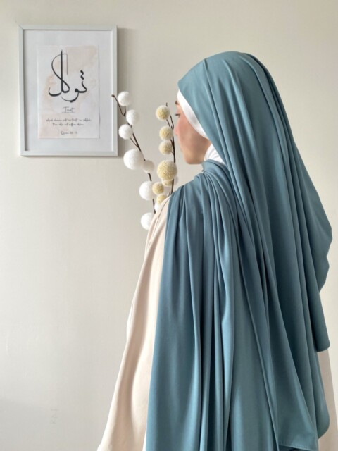 Maxi Jersey Sandy Hijjab®️ Creation - Pastel Blue 100357923