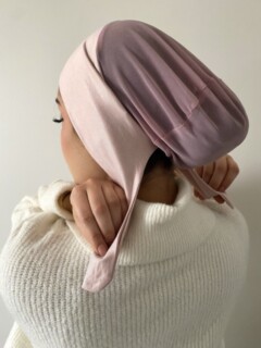 Underscarf - Bonnet a nouer parme - Hijab