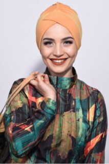 طاقية حوض السباحة أصفر الخردل - Hijab
