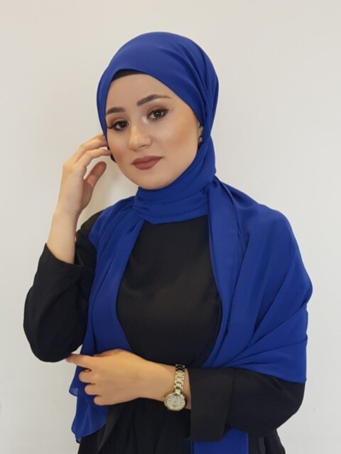 Royal blue |code: 13-12 - 100294095 - Hijab