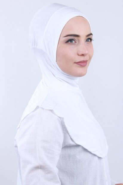 Neck Bonnet White