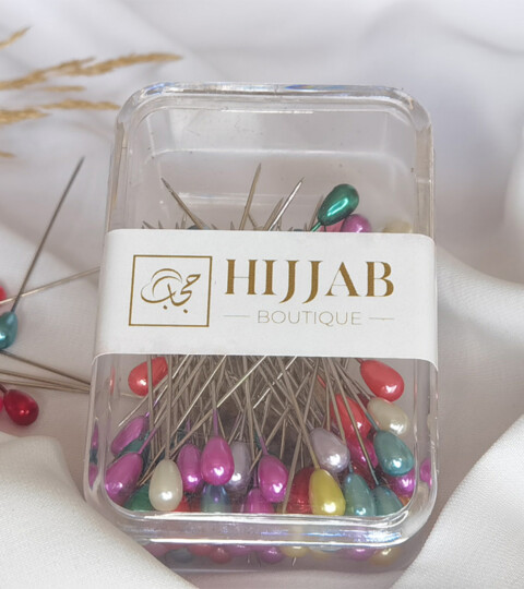 50 pcs Hijab Needle Pin - Colorful