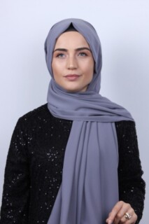 Medina Silk Shawl Gray 100285385 - Hijab