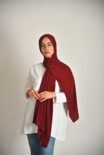 Medina Shawl Dark red 100255091 - Hijab