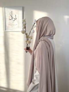 Shawl - Sandy Premium 2 mètres de sable - Hijab