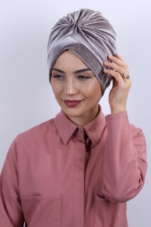 Velours Nevru Bonnet Vison - Hijab