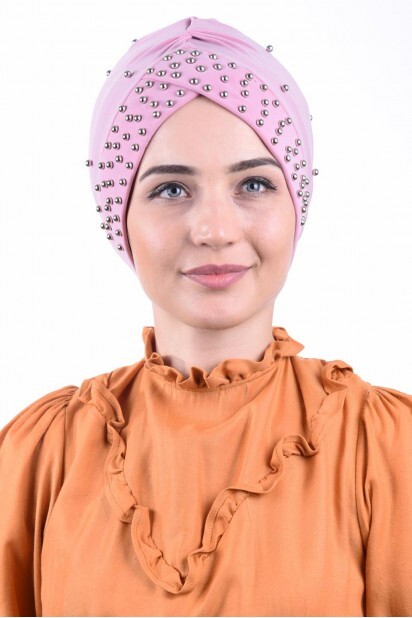 Pearly Pool Cap Powder Pink - 100284945 - Hijab