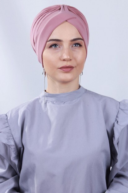 Nevrulu Double Face Bonnet Rose Séchée - Hijab