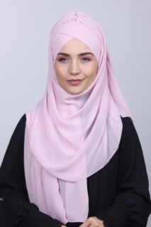 Bonnet Châle Rose Poudré - Hijab