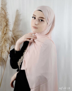 Crepe shawl Blush Pink - - Crepe shawl Blush Pink 100318084 - Hijab