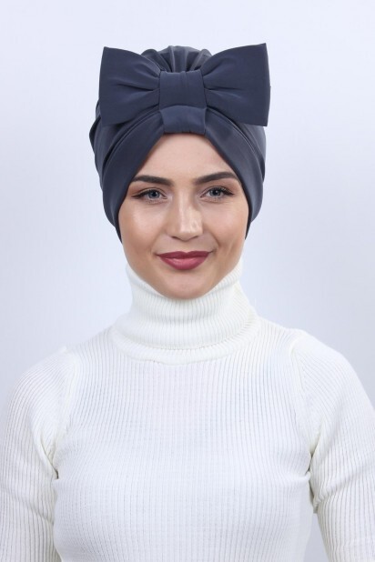 Bonnet Double Face Fumé Bow - Hijab