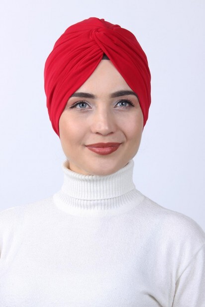 عقدة بونيه أحمر - Hijab
