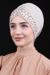 Pearl Stone Bonnet Beige