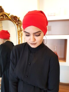 rouge |code: 3022-23 - petite fille - rouge |code: 3022-23 - Hijab