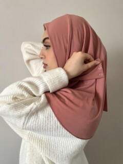 Underscarf - Cagoule Sandy Salmon 100357770 - Hijab