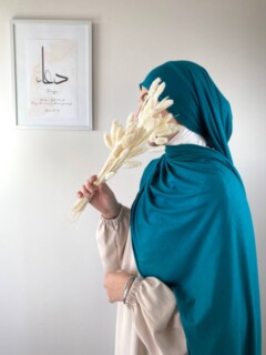 جيرسي بريميوم تركواز - Hijab