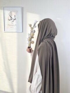 Shawl - Sandy Premium 2 Mètres Marron - Hijab
