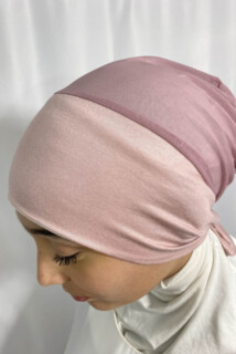Simple Tie Bonnet  Pulm Purple 100357755 - Hijab