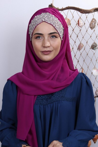 Stone Design Bonnet Châle Cherry Rotten - Hijab