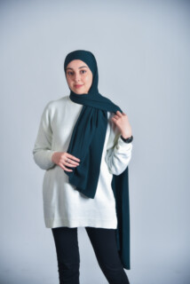 Prêt à porter Soie de Médine - Drke couleur merald - - Prêt à porter Soie de Médine - Drke couleur merald - Hijab