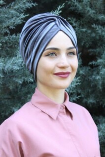 Velours Paillettes Vera Bone Anthracite - Hijab
