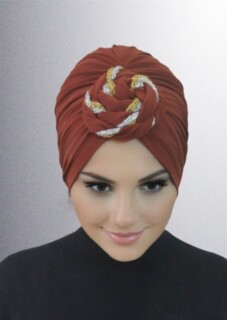 Tuile de couleur Dolama Bonnet prête à l'emploi - Hijab