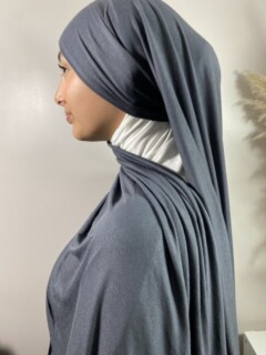 Prêt à enfiler - gris galet - Hijab