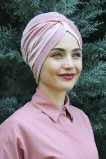 Velours Paillettes Vera Bone Rose Poudré - Hijab