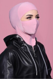 Masked Sport Hijab Powder Pink