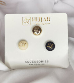 3 Pcs ( 3 pair ) Islam Women Scarves Magnetic Brooch Pin 100298878 - Hijab