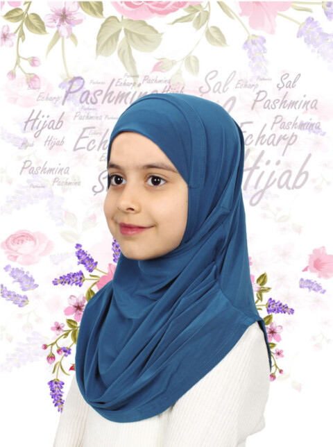 Bleu - Code : 78-19 - Hijab