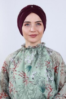 Ivy Stone Bonnet Plum - 100284891 - Hijab