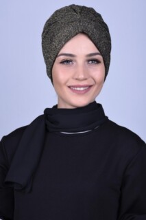بونيه بامبو فضي برونزي - Hijab