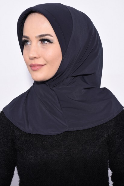 Practical Sequin Hijab Smoked