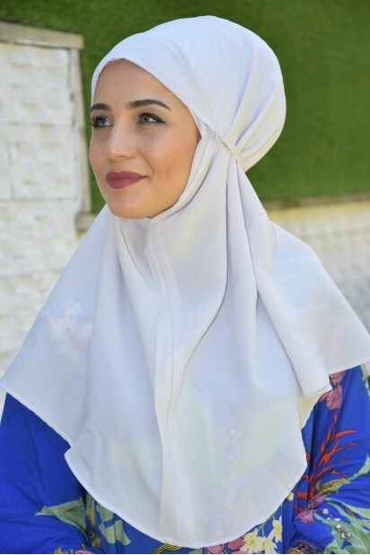 Nowa Tie-up Hijab Silver Gray - 100285439 - Hijab