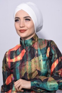Bonnet De Piscine Ecru - Hijab